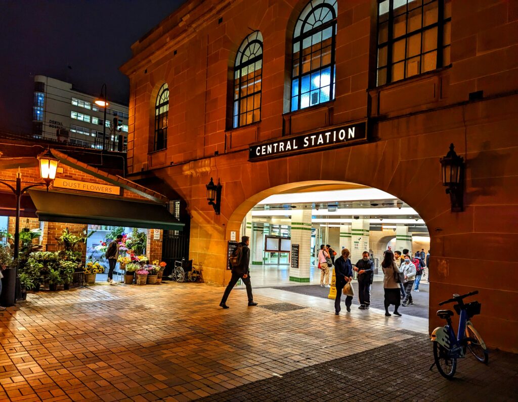 Sydney on foot: Central Station