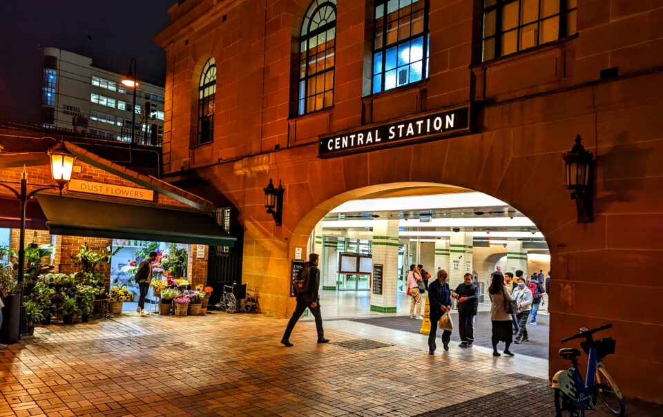 Sydney on foot: Central Station